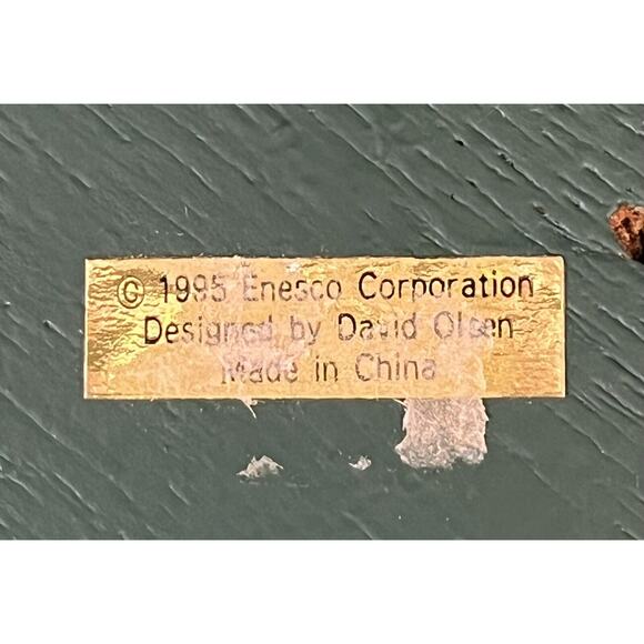 Enesco Moose Creek Crossing “Welcome” 1995 Moose Welcome Sign #161276 - Picture 6 of 6